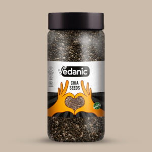 Premium Chia Seeds – Omega-3 & Fibre Rich | Vedanic