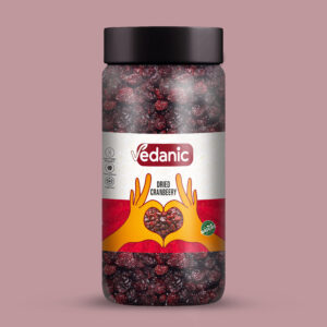 Premium Dried Cranberries – Sweet & Tangy | Vedanic