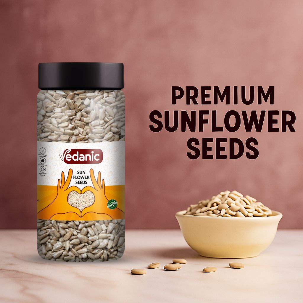 Natural Sunflower Seeds – Protein & Vitamin E Rich | Vedanic - Image 3